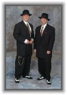 GroomAndBestMan * 1940s Style Zoot Suits for Groom and Best Man